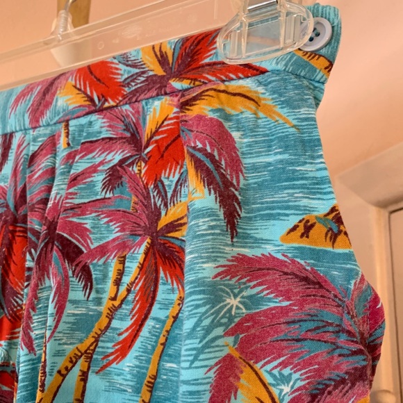 Shirt & Skirt 70s Hawaiian Casual Corner Like New - Picture 5 of 7